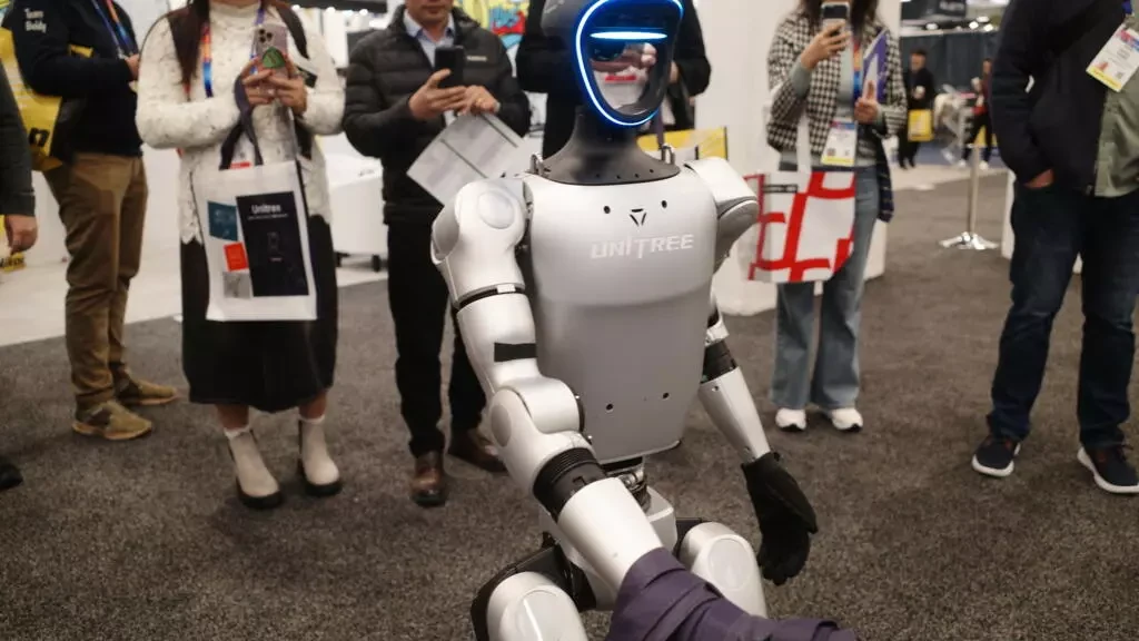 Unitree G1 at trade show