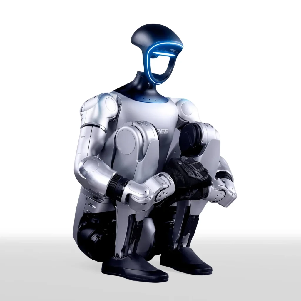 Unitree G1 — crouched pose