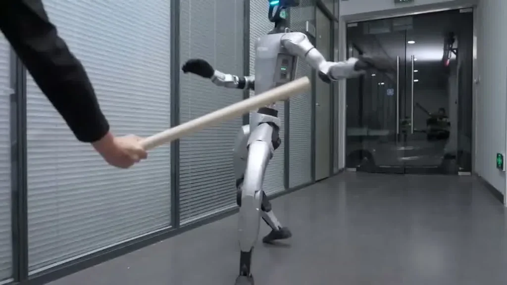 Unitree G1 humanoid robot in upright stance illustrating the platform that anchors the buy versus rent twelve-month math