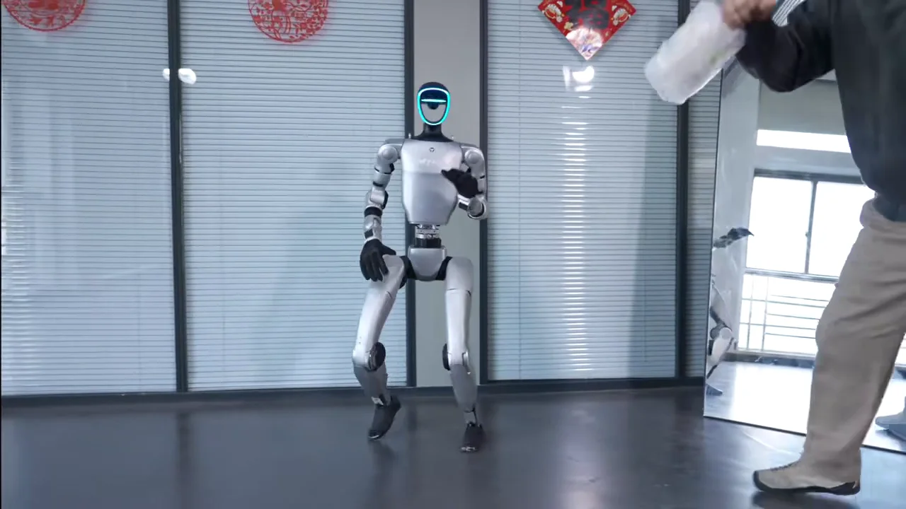 Unitree G1 humanoid robot showing mechanical detail relevant to import inspection and US customs handling for direct buyers
