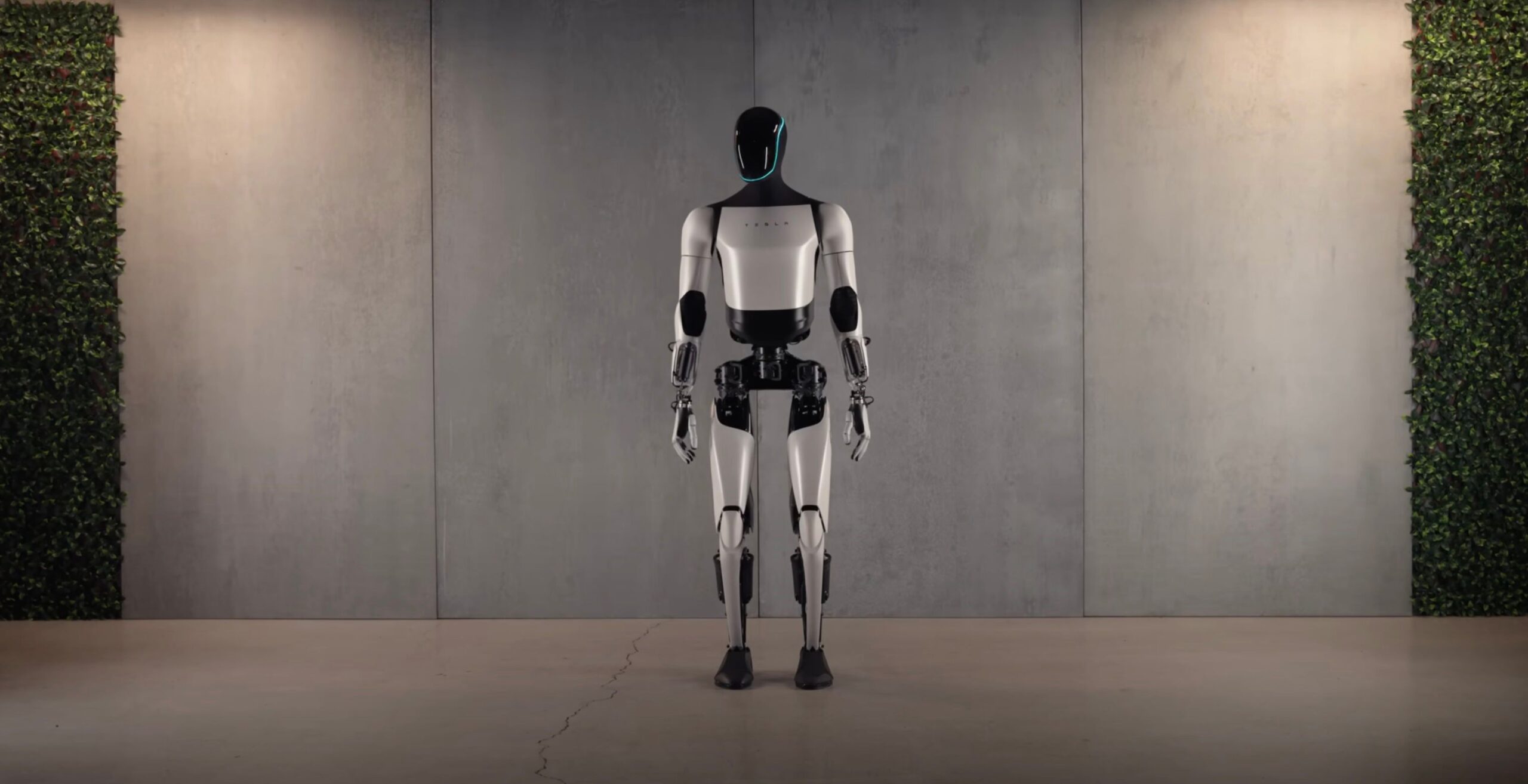 Tesla Optimus humanoid robot reference photo - famous but not commercially available to event teams