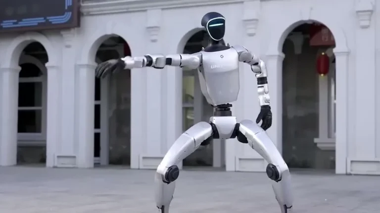 Unitree G1 humanoid robot at full 127cm height — the US market commercial platform from $13,500 factory to $70,000 reseller