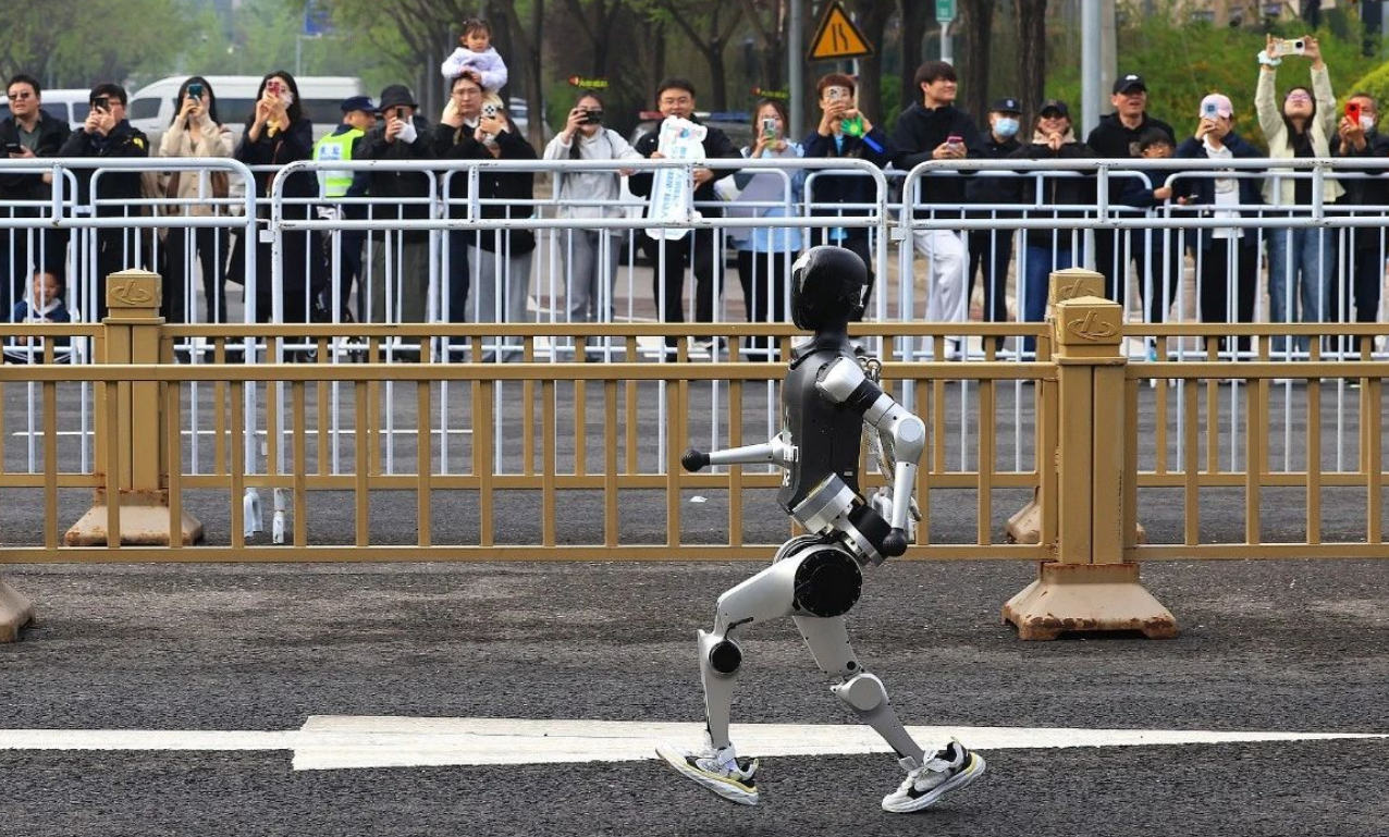 Unitree G1 humanoid robot in a challenging operational scenario representing the practical limits and risks for buyers